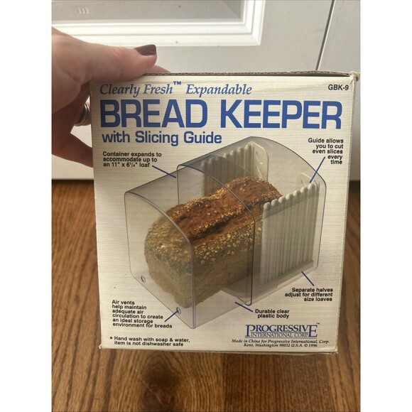 Progressive International Bread Keeper with Slicing Guide Gbk-9 - Picture 3 of 3